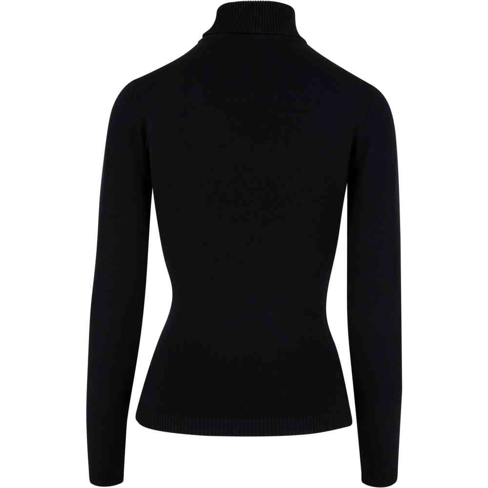 Urban Classics - Knitted Turtleneck Sweatshirt - Schwarz
